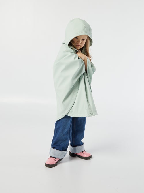 Poncho en matière gomme à capuche - So Easy - Kiabi