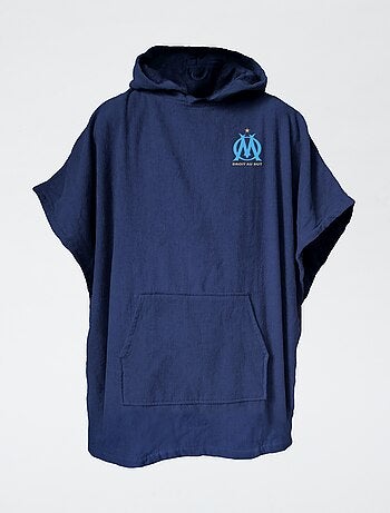 Poncho en polaire 'Olympique de Marseille'
