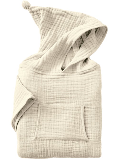 Poncho enfant avec capuche - quadruple gaze de coton 220 g/m² – gaïa - Kiabi Poncho enfant avec capuche - quadruple gaze de coton 220 g/m² – gaïa - Kiabi