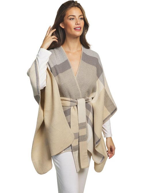 Poncho met bandje complementos romantica - Kiabi