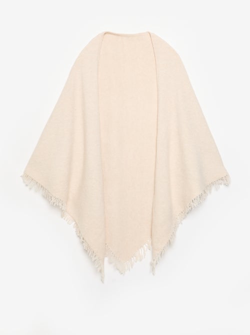 Poncho ouvert uni - Kiabi Poncho ouvert uni - Kiabi