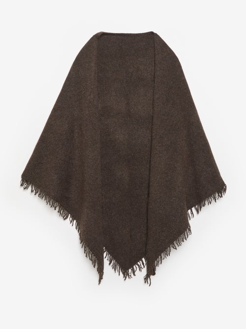 Poncho ouvert uni - Kiabi Poncho ouvert uni - Kiabi