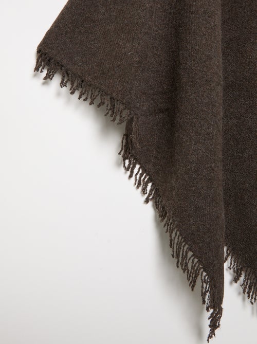 Poncho ouvert uni - Kiabi Poncho ouvert uni - Kiabi