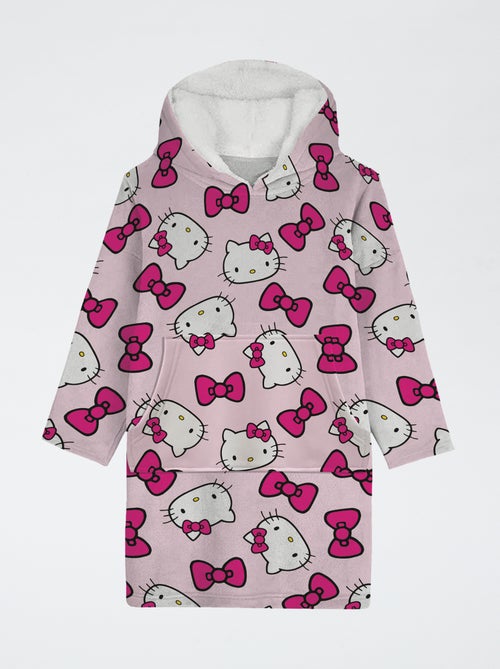 Poncho plaid adulte 'Hello Kitty' - Kiabi