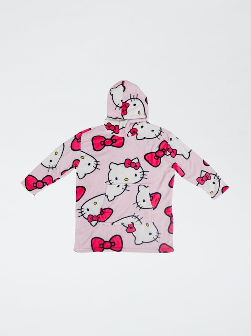 Poncho plaid adulte 'Hello Kitty' - Kiabi