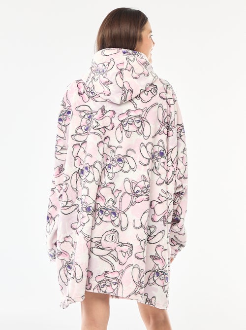 Poncho plaid voor volwassenen 'Stitch' - Kiabi