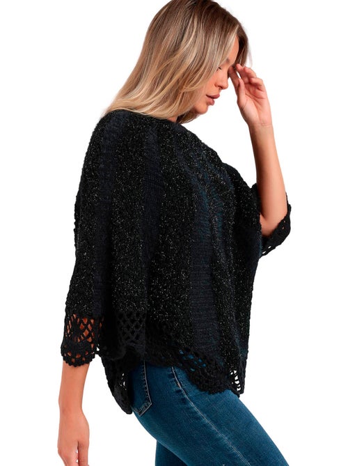 Poncho uni romantic - Kiabi Poncho uni romantic - Kiabi