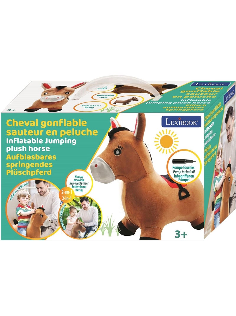 Poney sauteur gonflable bleu Bleu - Kiabi