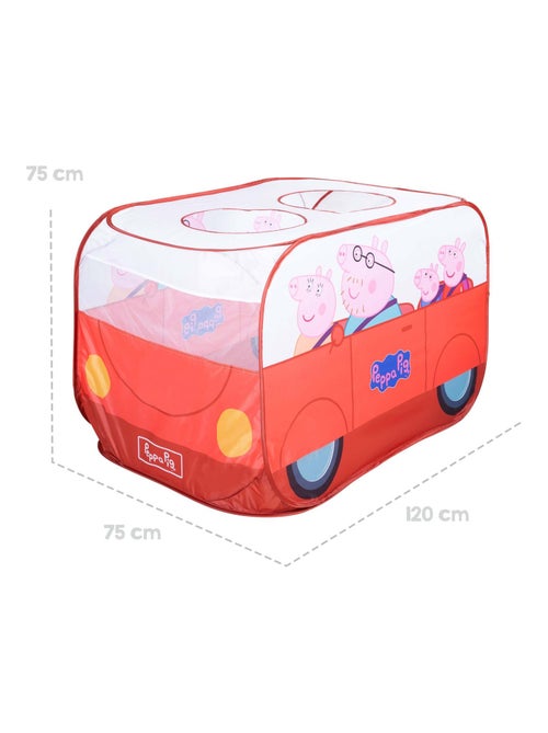 Pop-up tent in autovorm voor kinderen 'Peppa Pig' - ROBA - Kiabi Pop-up tent in autovorm voor kinderen 'Peppa Pig' - ROBA - Kiabi