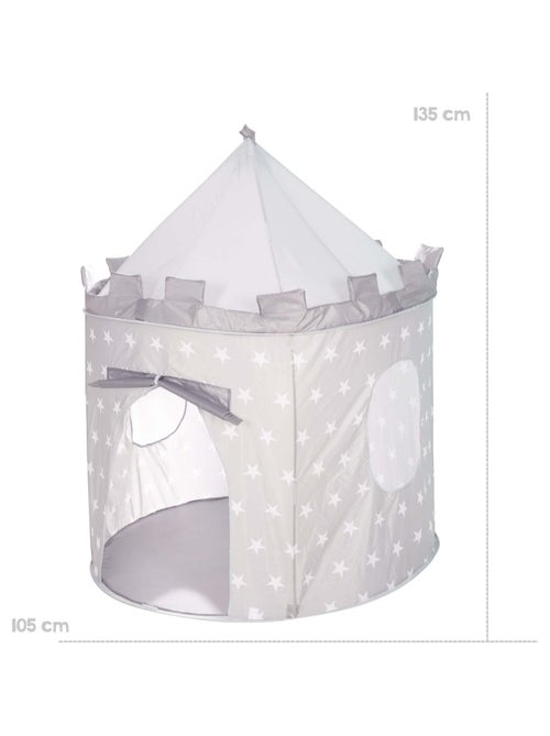 Pop-up tent ridderkasteel met sterrenprint + tas 'Little Stars' - ROBA - Kiabi Pop-up tent ridderkasteel met sterrenprint + tas 'Little Stars' - ROBA - Kiabi