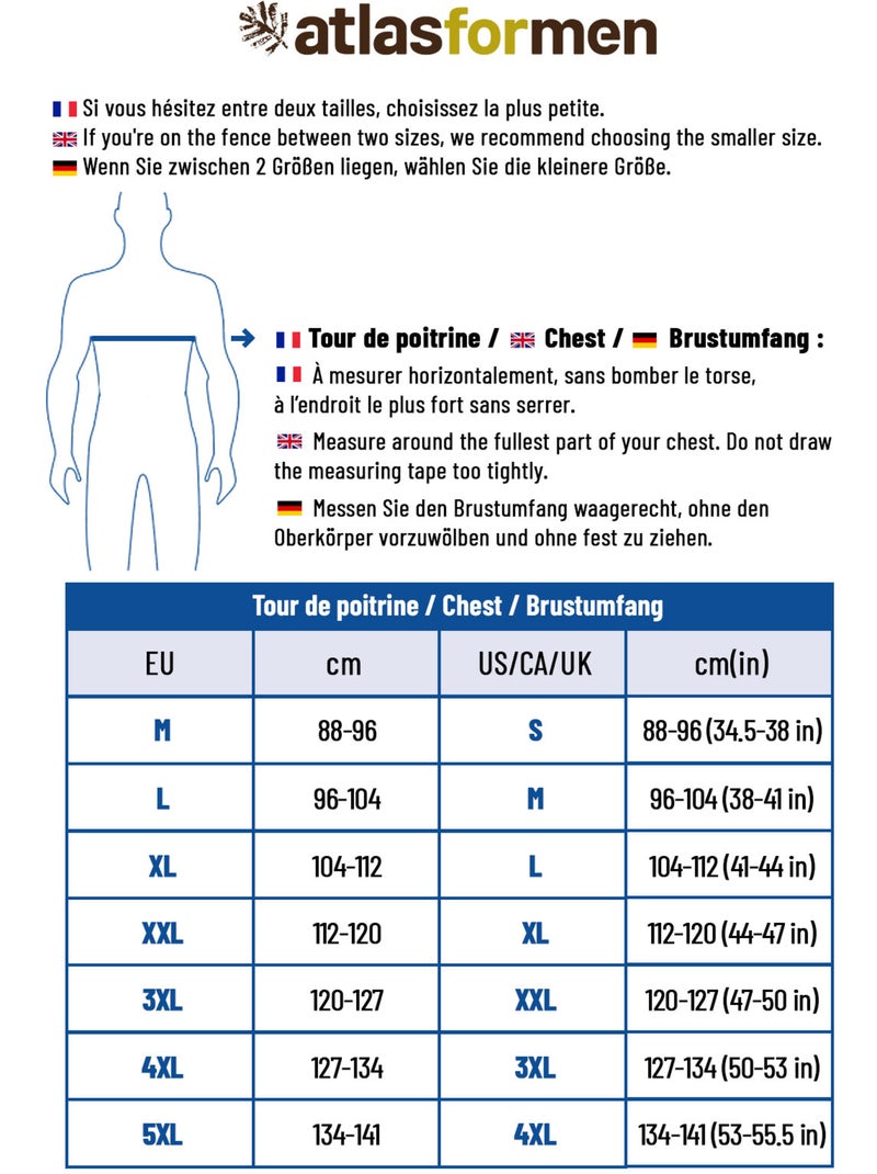 Popeline overhemd met micromotieven - ATLAS FOR MEN Marineblauw - Kiabi