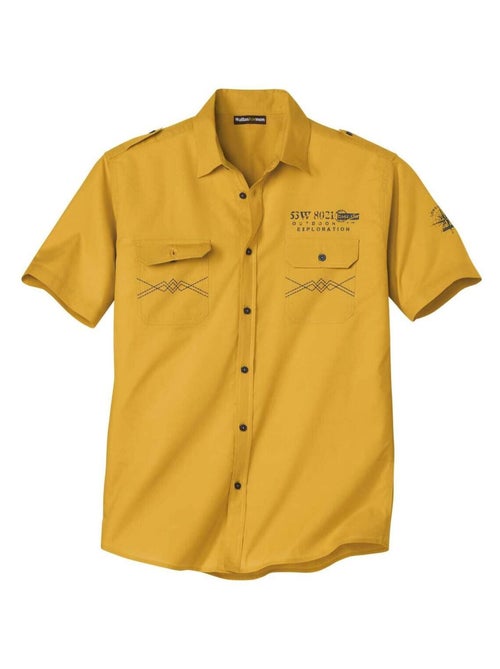 Popeline overhemd Pilote Explorer - ATLAS FOR MEN - Kiabi Popeline overhemd Pilote Explorer - ATLAS FOR MEN - Kiabi