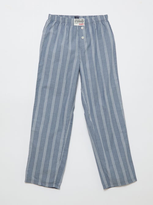 Popeline pyjamaset - 2-delig - Kiabi