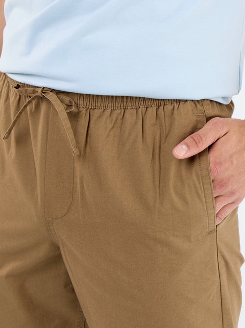 Popeline stadspantalon - Kiabi