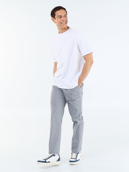 Popeline stadspantalon - Kiabi