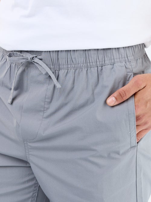 Popeline stadspantalon - Kiabi