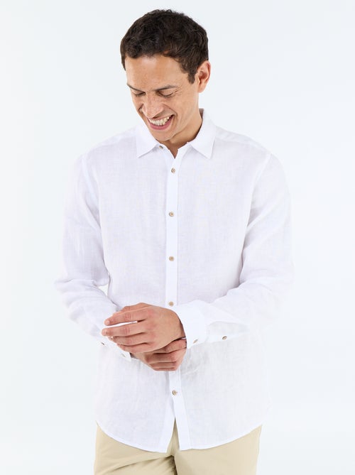 Popeline stadspantalon - Kiabi