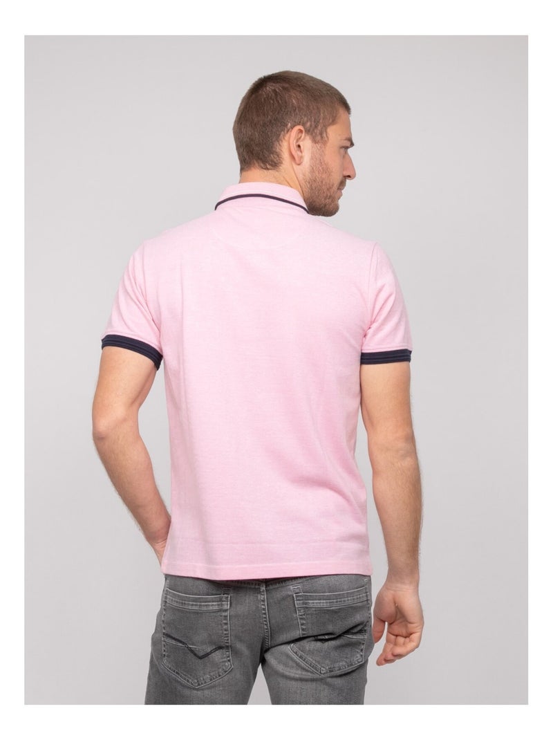 Popimanu poloshirt met korte mouwen van katoen Roze - Kiabi