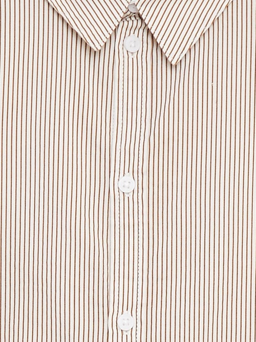 Poplin overhemd met lange mouwen - Kiabi