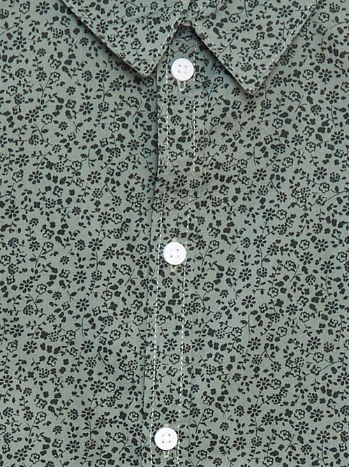 Poplin overhemd met lange mouwen - Kiabi