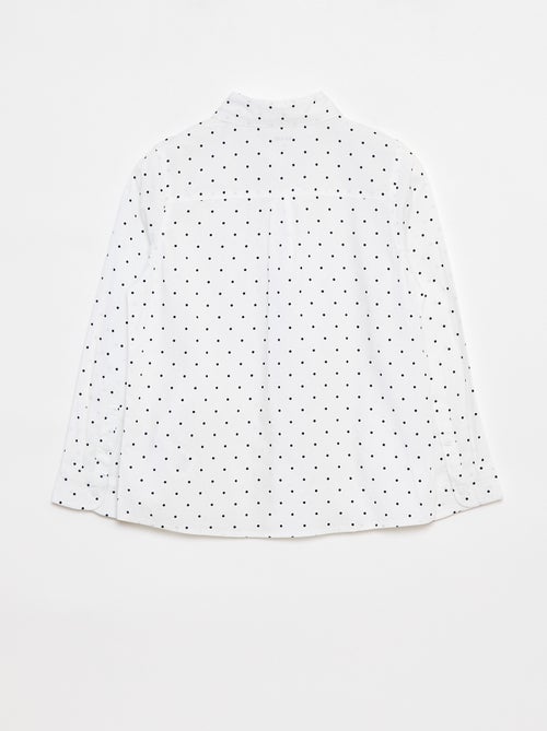 Poplin overhemd met lange mouwen - Kiabi