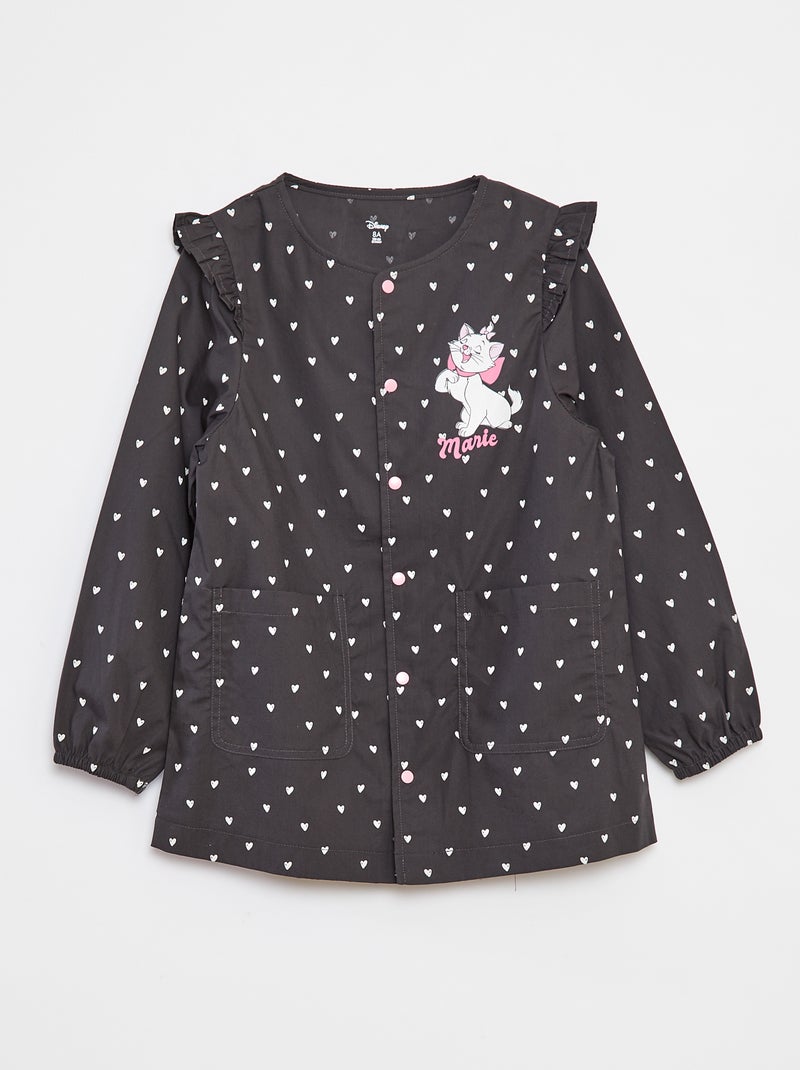Poplin schort met 'Marie'-print Grijs - Kiabi