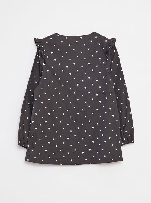 Poplin schort met 'Marie'-print - Kiabi