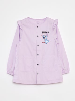 Poplin schort met 'Stitch'-print