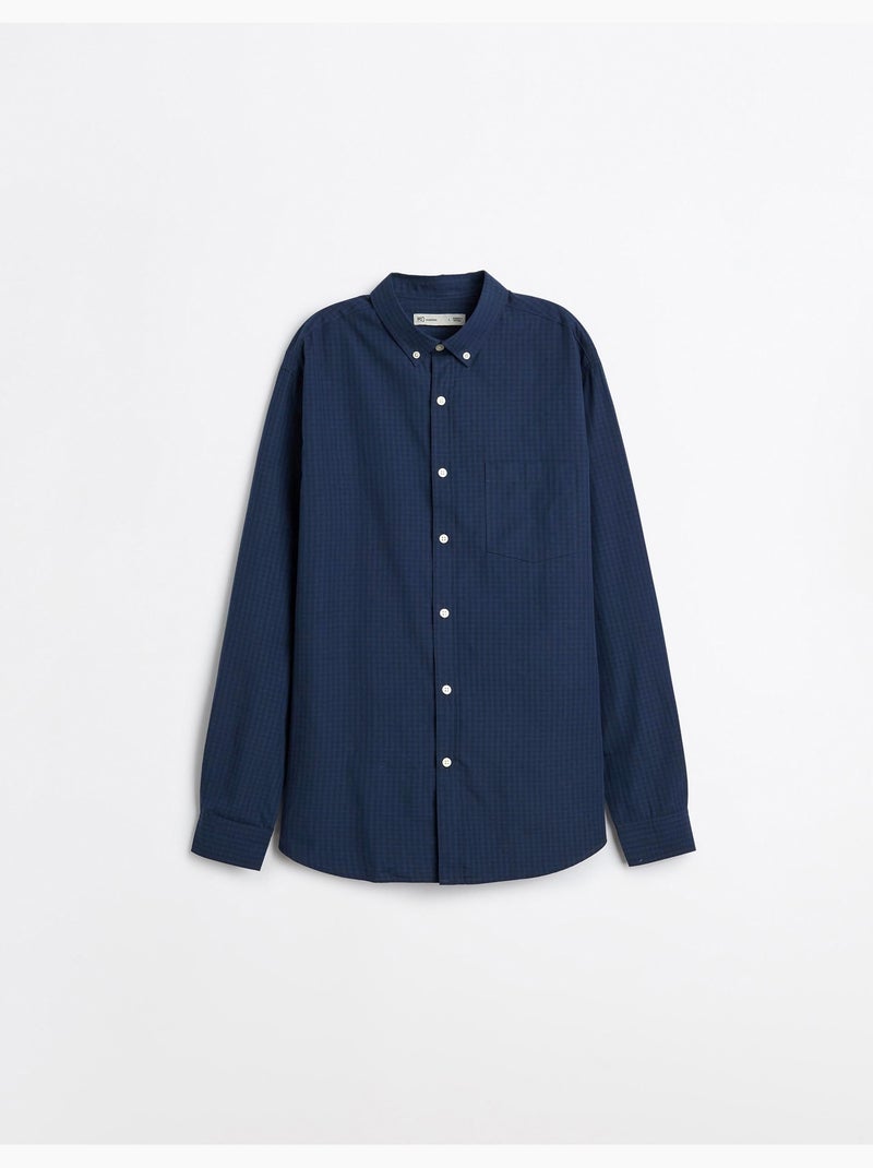 Poplin-shirt, mo fashion Blauw - Kiabi