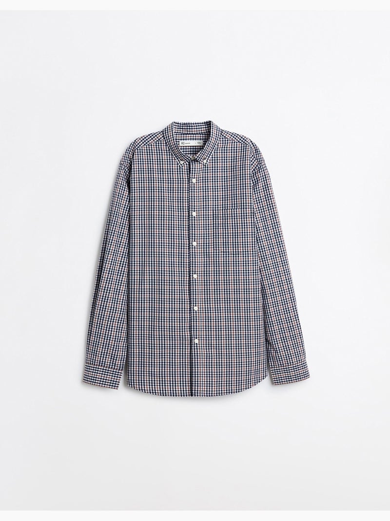 Poplin-shirt, mo fashion Bruin - Kiabi