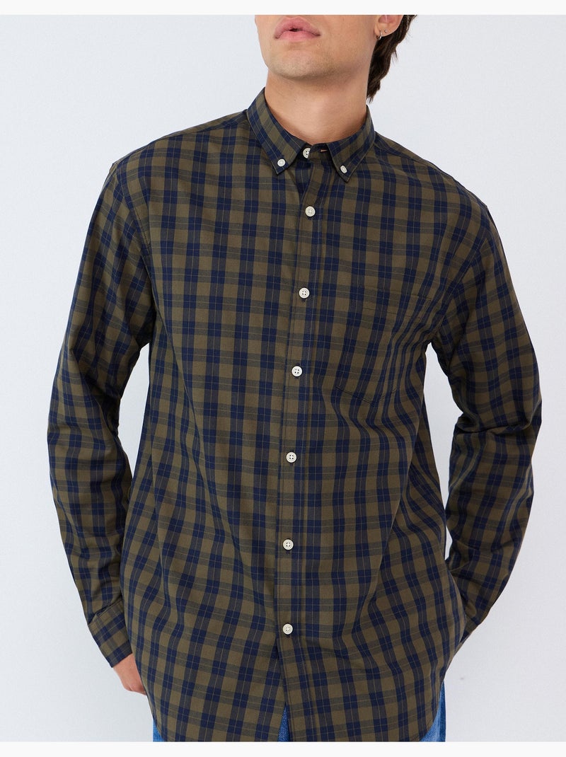 Poplin-shirt, mo fashion Groen - Kiabi