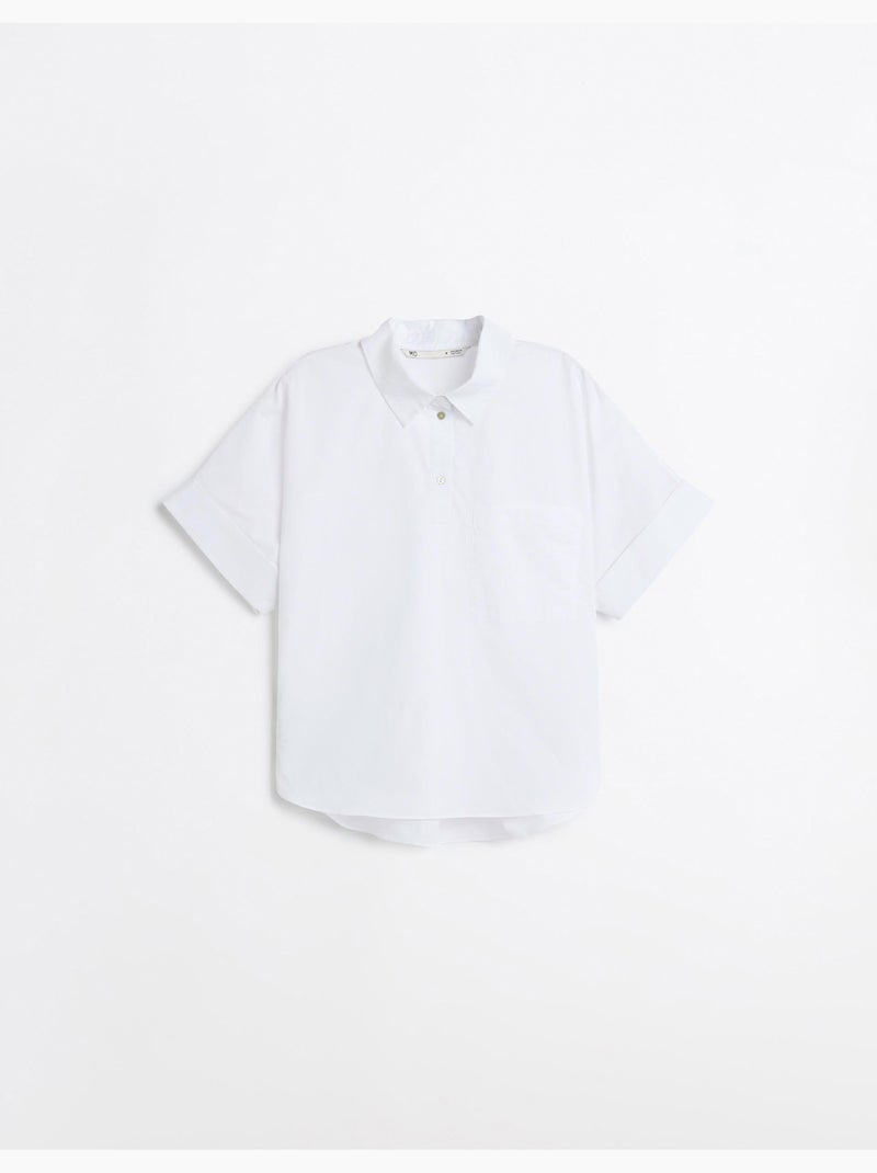 Poplin-shirt, MO Fashion Wit - Kiabi