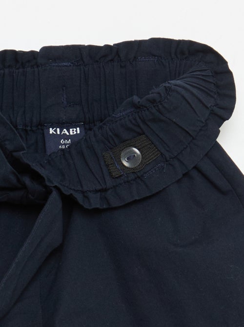 Poplin short met strikceintuur - Kiabi