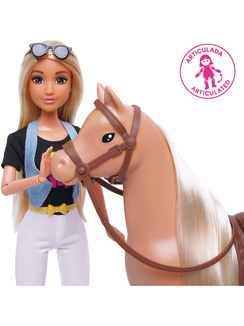 Poppetje van 30 cm, amazone + 3 jaar, isabella N.v.t. - Kiabi