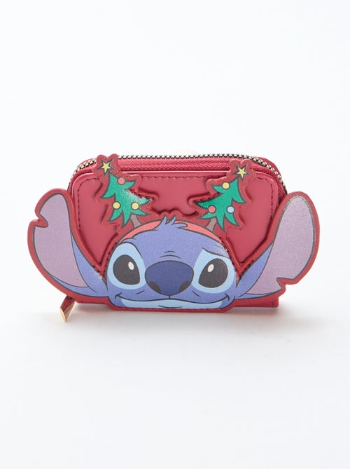 Porte- monnaie animé 'Disney' 'Stitch' Noël - Kiabi