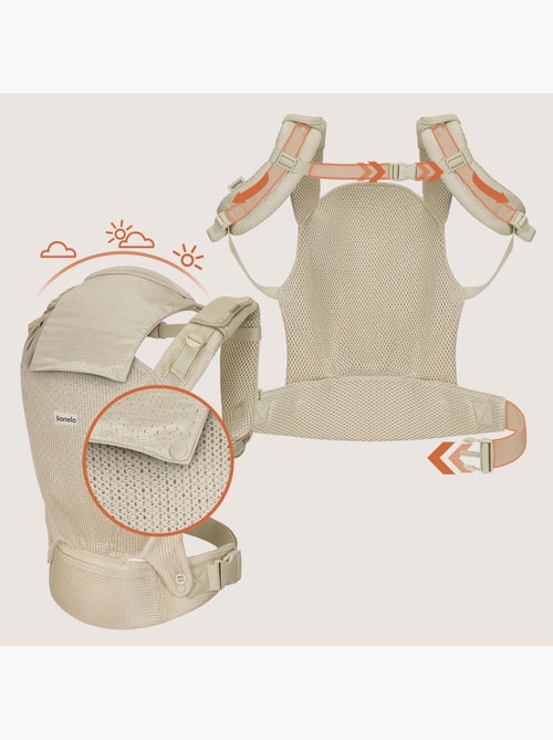Porte bébé LIONELO Margareet Air - Circulation d’air - 3 positions de portage - Capuche supplémentai - Kiabi Porte bébé LIONELO Margareet Air - Circulation d’air - 3 positions de portage - Capuche supplémentai - Kiabi