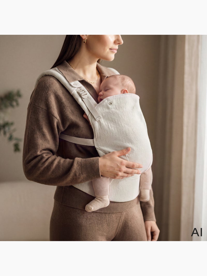 Porte bébé lionelo margareet air - circulation d’air - 3 positions de portage - capuche supplémentai Blanc - Kiabi