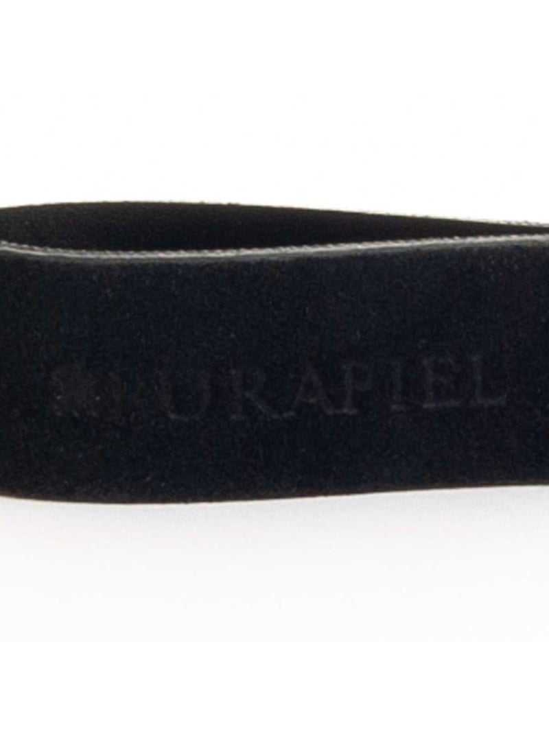 Porte-clés Cuir Naturel Purapiel Noir - Kiabi