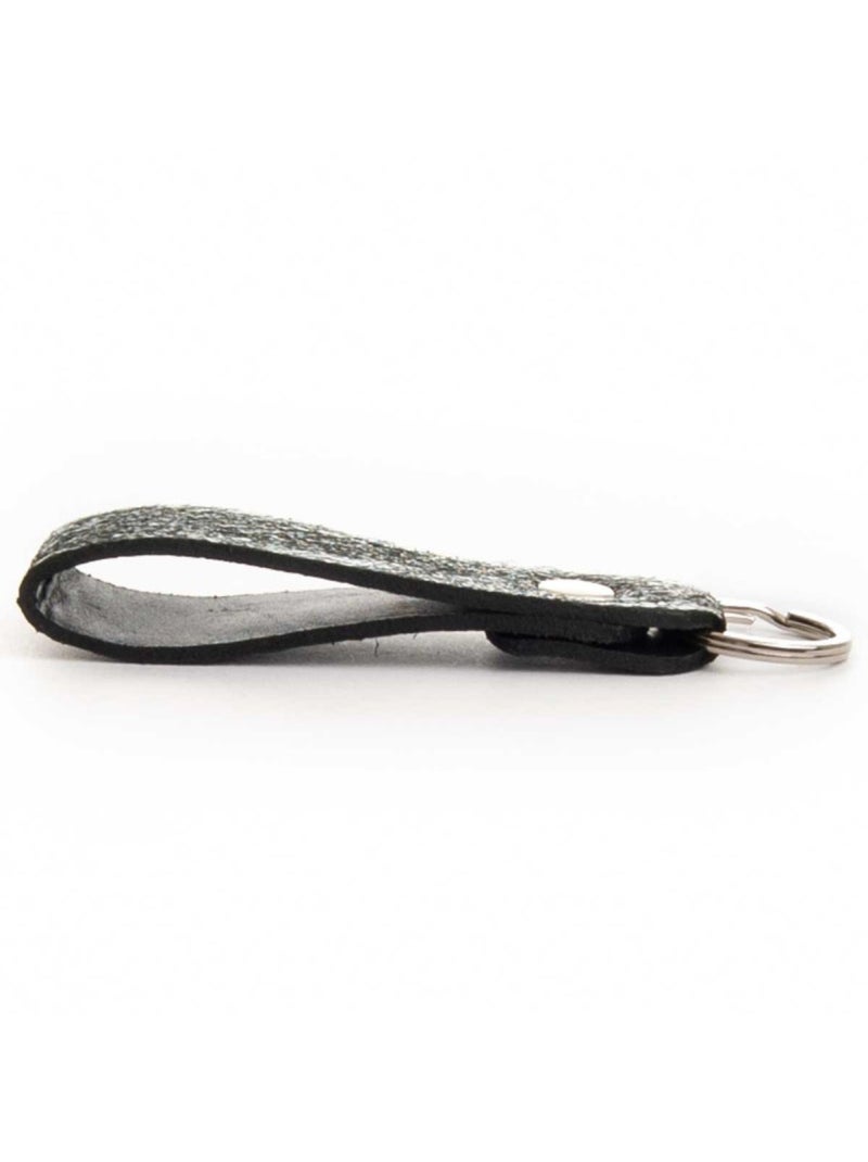 Porte-clés Cuir Naturel Purapiel Noir - Kiabi