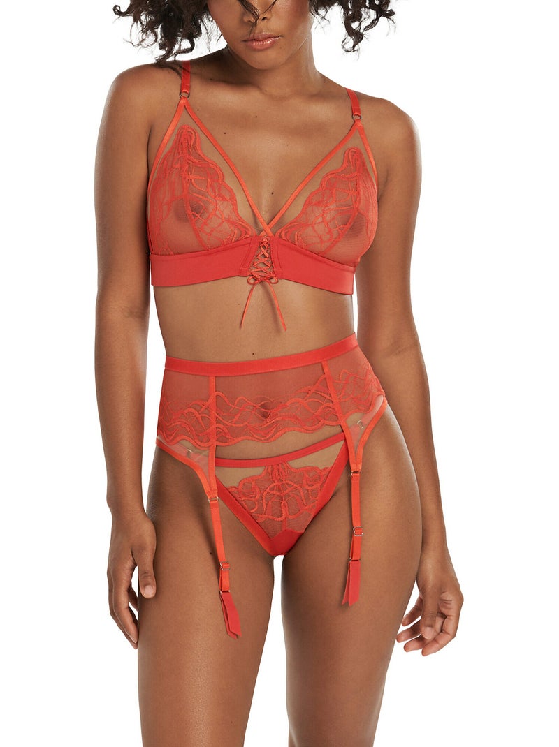 Porte-jarretelles dione Rouge - Kiabi