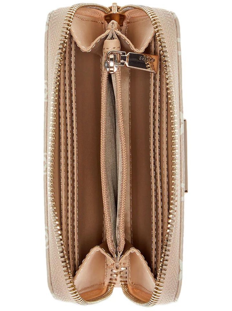 Portefeuille femme guess Beige - Kiabi