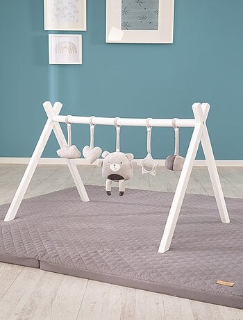 Portique d'éveil en bois + 5 jouets 'roba Style' - ROBA