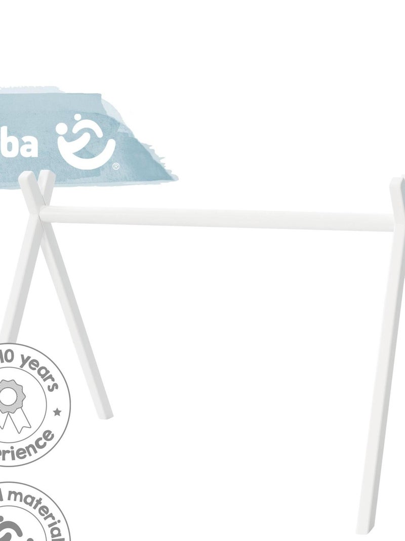 Portique d'éveil en bois + 5 jouets 'roba Style' - ROBA Blanc Gris - Kiabi
