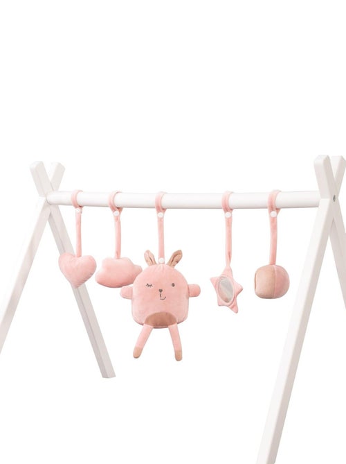 Portique d'éveil en bois + 5 jouets 'roba Style' - ROBA - Kiabi