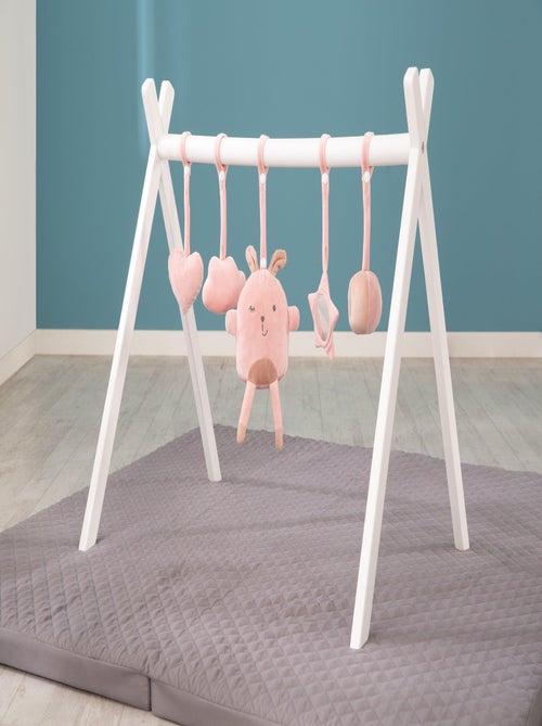 Portique d'éveil en bois + 5 jouets 'roba Style' - ROBA - Kiabi