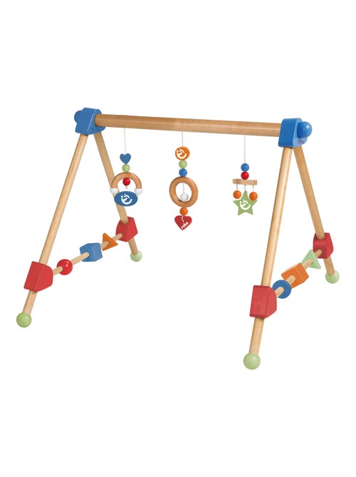 Portique d'éveil en bois avec 3 anneaux de dentition - ROBA - Kiabi Portique d'éveil en bois avec 3 anneaux de dentition - ROBA - Kiabi