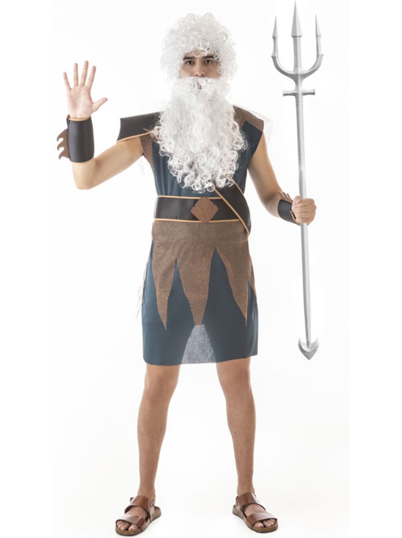 Poseidon- of neptunuskostuum voor heren Multicolor - Kiabi
