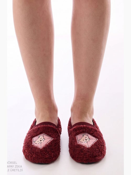 Postcard day pantoffels met kattenprint penti - Kiabi Postcard day pantoffels met kattenprint penti - Kiabi