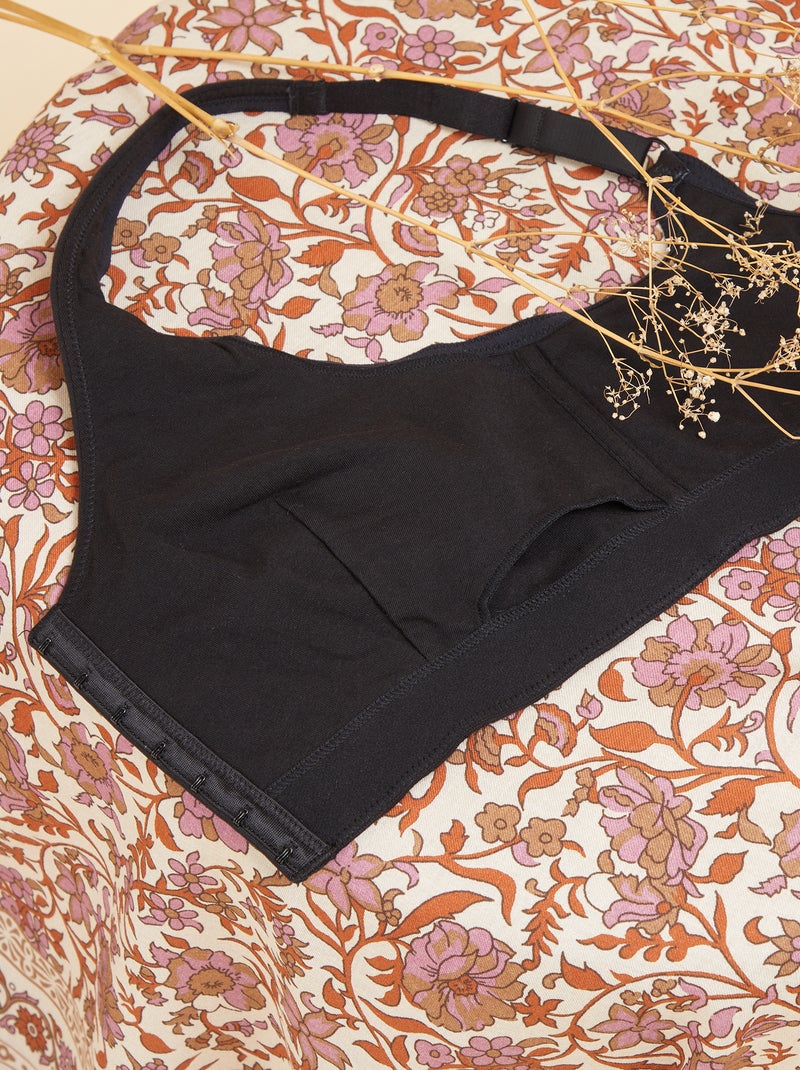 Postoperatieve beha - Roze Oktober zwart - Kiabi