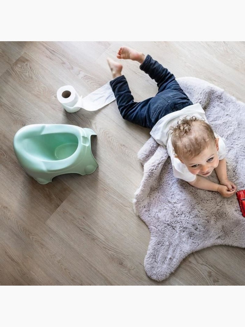 Pot - thermobaby - initio - gris charme - sans écuelle, ergonomique et confortable Gris - Kiabi